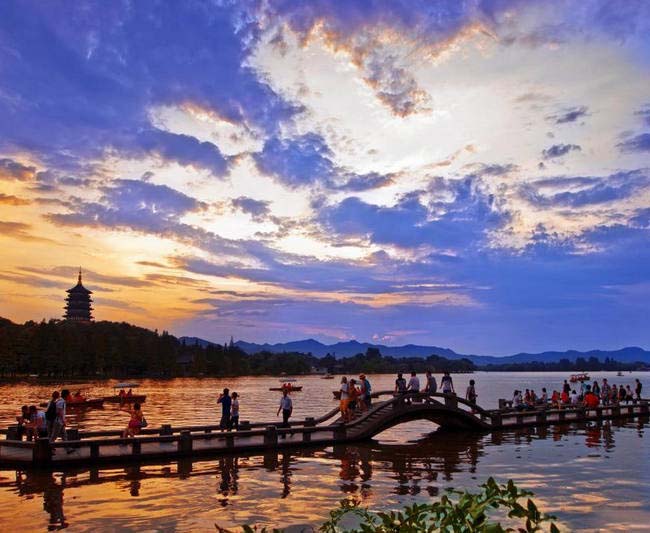 杭州西湖景色